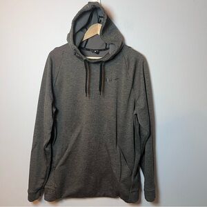 NIKE Dri-Fit Grey Hoodie Men’s L Gray Therma-fit Sweatshirt Pullover Workout Gym